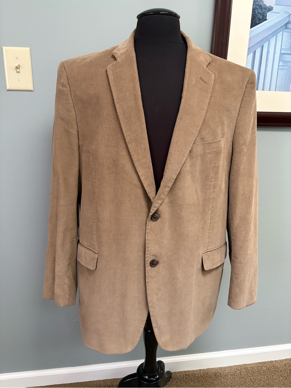 Joseph & Feiss Corduroy Jacket, Light Brown